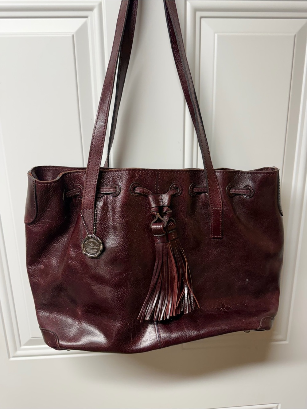 Patricia Nash Distressed Vintage Collection Tasseled Tote Bag